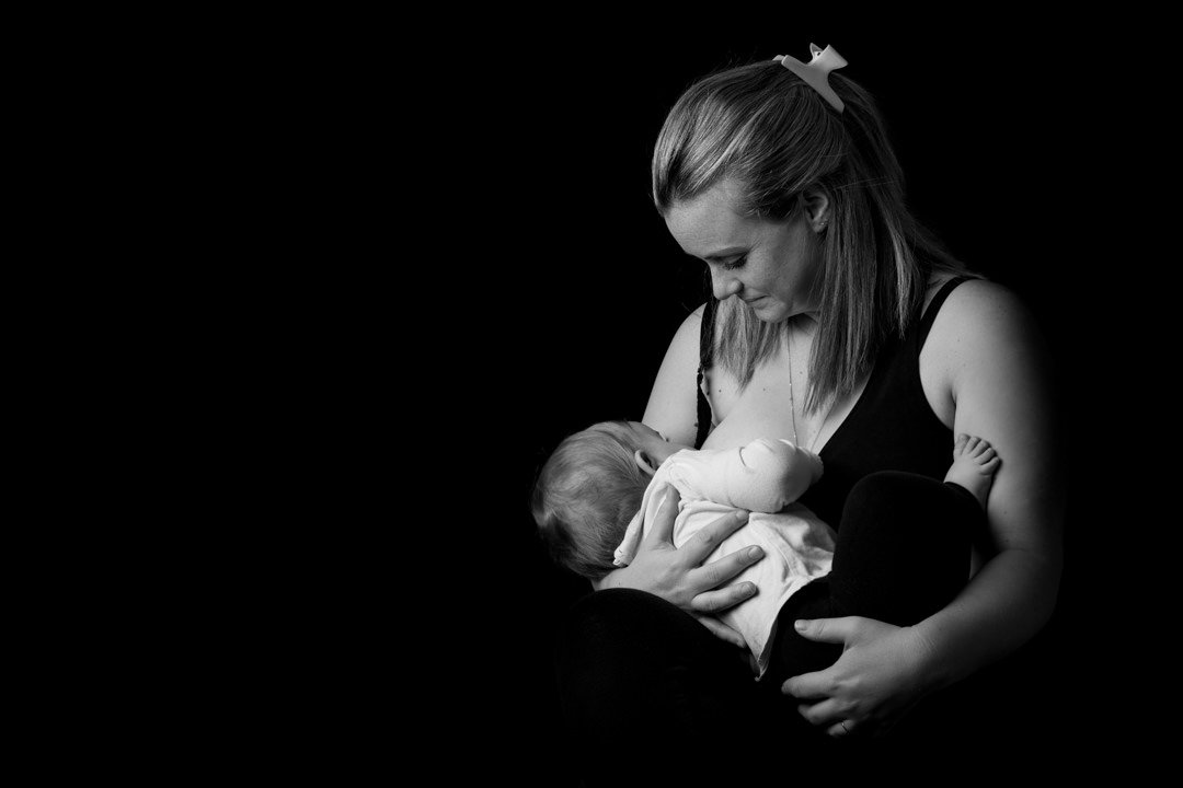 séance photo allaitement studio