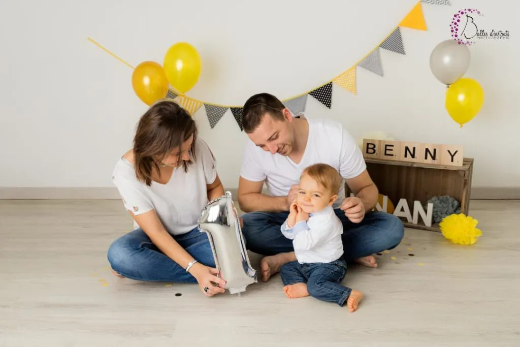 photographe Yvelines 78 anniversaire bébé en famille