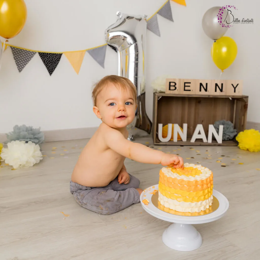 photographe anniversaire bébé un an yvelines 78